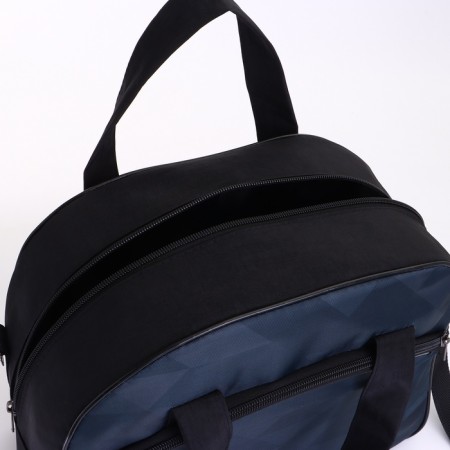 Small suitcase 20 ", a road bag with a zipper, black color-11