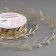 Figure tape "Leaves", 25 mm, 9 ± 0.5 m, gold color