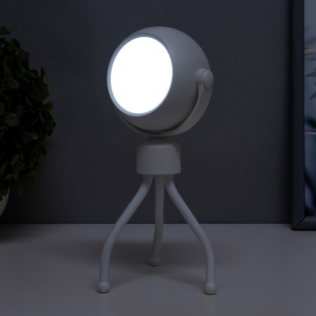 Octopus table lamp LED 2W USB AKB White 6x6x20.5 cm Risalux-3