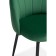 STULL OF A MARAL CARKASAS Logan Metal/velor, Black/Green 48x52x82 cm