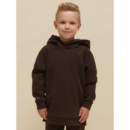 Children's sweatshirt, height 104 cm, chocolate color