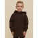Children's sweatshirt, height 104 cm, chocolate color