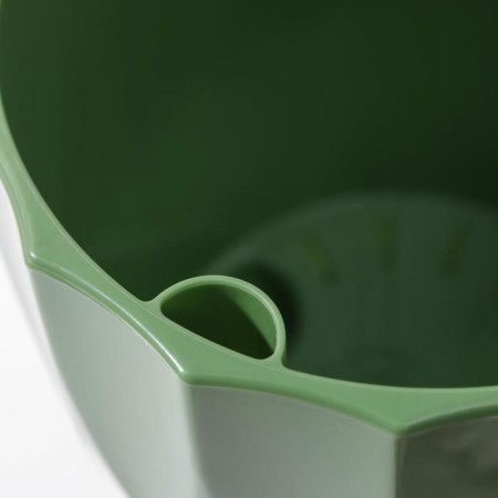Kashpo for flowers with an insert "flute", 3 l, color malachite-7