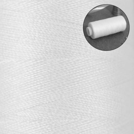 Threads 40/2, 366 m, white color No. 1301-1