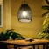 Ceiling Lamp from Rotan "Pati" 1x120W, E27, 20x20x28 cm