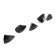 Cargo of a bullet-exentric stained collapsible Yaman 5 pcs., 56 g, black