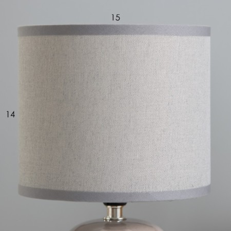 Table lamp "Monaco" E14 40W gray 16x16x29 cm Risalux-3