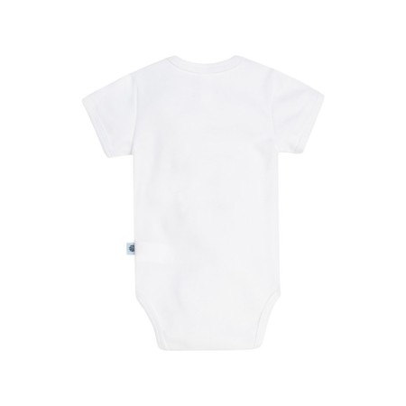 Body baby with a short sleeve "Goroshinka", height 62 cm, white color-2