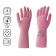 Latex reusable red gloves red, size XL