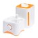 Air humidifier Luazon LHU-05, ultrasound, 25 W, 3 l, 30 m2, white-orange