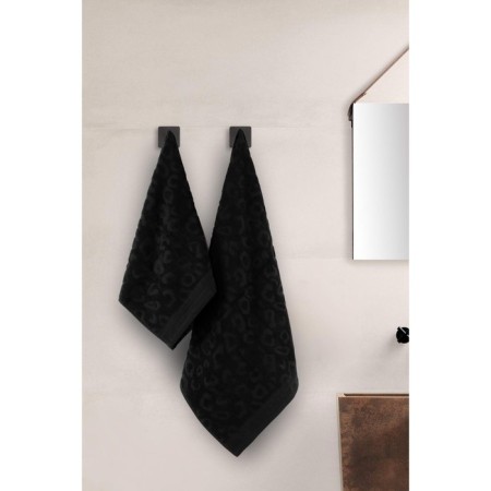 Terry towel Sofi de Marko Tiger, 450 g, size 100x150 cm, black color black
