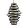Lamp Bayerlux 2764/1 E27 40W Black 48x34x59-159 cm