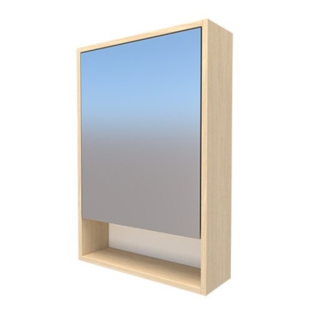 Cabinet-mirror flora 55, sonoma color, 15 x 55 x 70