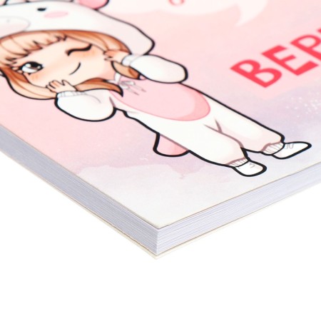 Lowed A6 Planning, with opened sheets, 50 sheets, gluing, soft cover, spacecraft-2