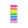 Plastic bookmarks 12 x 44 mm Erichkrause "arrows", 7 colors of 25 sheets, with adhesive edge