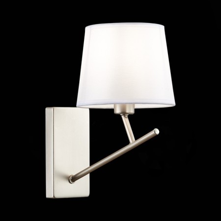 Wall lamp EVOLUCE. Sle300101-01. Denice. 1x40 W, E14, 15x26 cm, Nickel color-1
