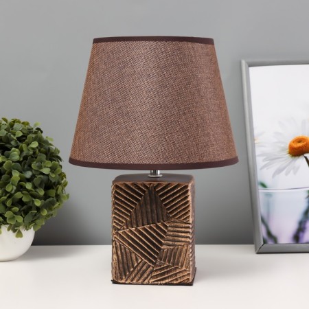 Table lamp Versalya E14 40W Black-gold 22x22x31 cm