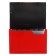 Folder file Calligrata Top Deluxe 6 section. A4 plastic 1.0mm is red. Cut in color