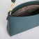 Bag Women's Cross-Bodi with a zipper, green color