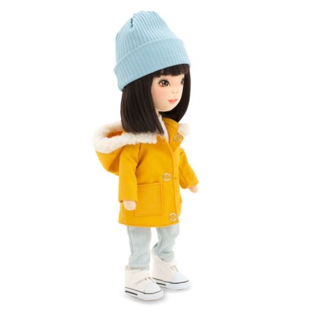 Lilu soft doll "in a mustard -colored park", 32 cm-2