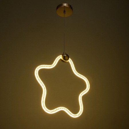 Lamp Bayerlux "Star" LED 37W gold 39x6x40-150 cm-2