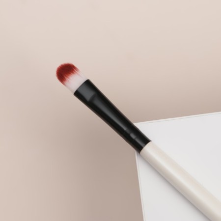 Makeup brush, 13 (± 1) cm, white/black color-2