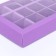 Box for sweets, 12 pcs, lilac, 19 x 15 x 3.6 cm