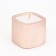 Candle "Square. Marble" in a candlestick of gypsum is small, 5x4.5 cm, champagne