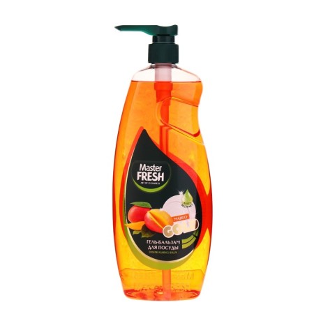 Mater Fresh gel balsa for washing dishes, Gold formula, mango, 1 liter