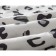 The blanket "Tabio", size 160x220 cm, black and white color