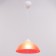 Bayerlux 2211/1 1x15W E27 chandelier is red d = 29 cm, h = 60 cm