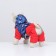 Zimovye jumpsuit for animals "Skier", M (DS 24-26, Osh 26-28, OG 36-38 cm), Mix