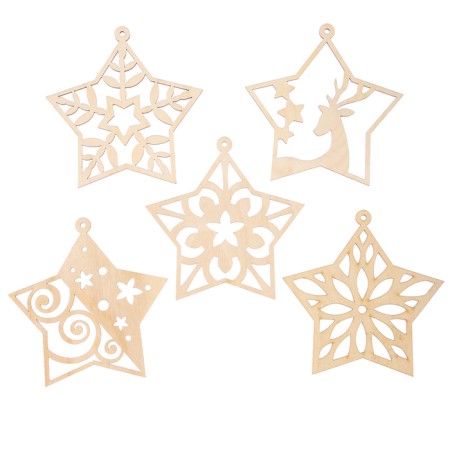New Year's blanks for creativity "New Year! Stars "-1