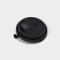 A plastic disposable lid for a glass, with a valve, a pet, d = 9 cm, the color is black, 50 pcs/un