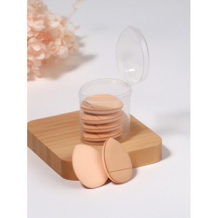 A set of sponge d/makeup C is kept (nab 6pcs price for nab) 3.9*3.1*0.5cm layer Case QF