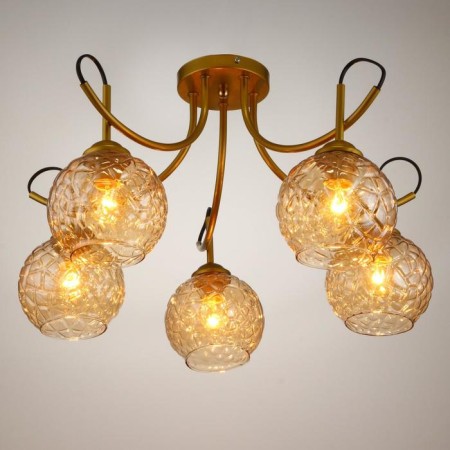 Chandelier 1109/5gd E27 40W gold 54x54x24 cm Bayerlux-1