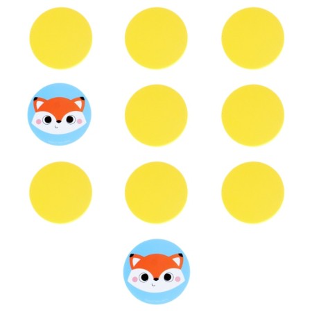 Memo-game: EVA stickers for the bathtub "Forest animals", crush me-5
