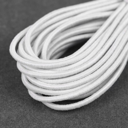 Hells hats, 2 mm, 7 ± 0.5 m, 4 pcs, white color-1