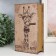 Safe Brush Tree leatherette "Giraffe with glasses and with a cigar" 21x13x5 cm