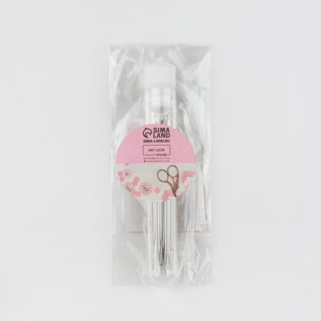 Embroidery needles “Assorted”, D = 0.85 / 1.05 / 1.25 mm, 4 - 6 cm, 25 pcs-5