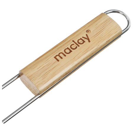 Ground grill Universal Maclay, 25x31 cm, chrome steel, for barbecue-12