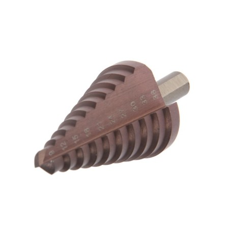 Drill step tundra, HSS -CO, trihedral shank, 9 - 36 mm