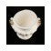 Vazon "Cup of Vine Vine" white gold 3.5l / 32x29x29cm