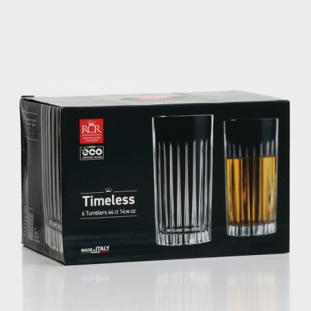 A set of water glasses RCR Timeless, 440 ml, crystal glass, 6 pcs-5