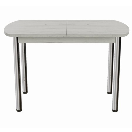 Jazz table, 700x1100/1500chn770, oak craft white/chrome-1
