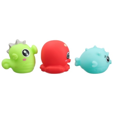 A set of bath toys "Catch the fish", bucket, spray, 4 pcs, crumb I-13