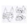 Coloring sets "For boys", 4 pcs. 16 pp., A4 format