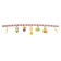 Soft game is soft on the crib, stroller "chicken", 43-63 cm, rattles, 5 toys, crush me
