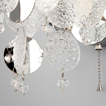 Wall lamp with Bolla decor, 60W, E14, 22,1x18.3x27.3 cm-2
