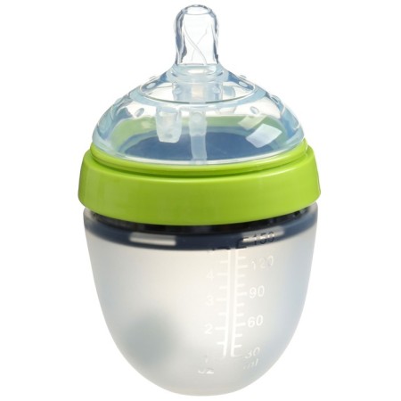 M&B flame bottle, shg Ø70mm, 150 ml., Silicone flask, green color-3